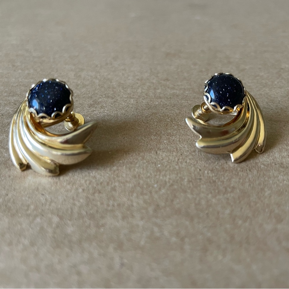 Vintage clip on earrings